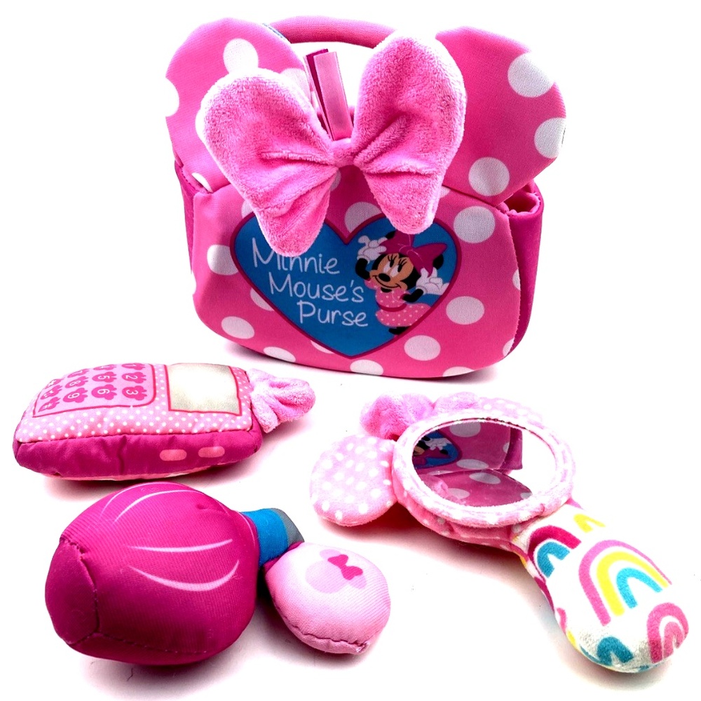 Disney Minnie Mouse My First Purse Baby Toys Pink Accessories Fabric Children